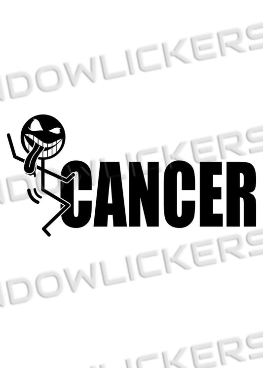 F Cancer Decal